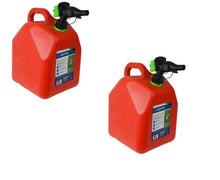 5 Gallon SmartControl Gas Can, Red -2 Pack